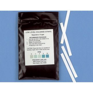 Test Strips Chlorine Low level (5.0ppm) 100/PK